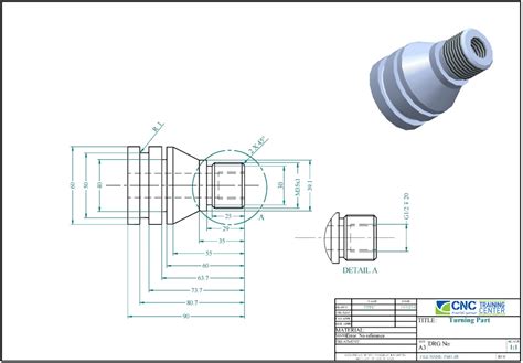 cnc turning part drawing|2d drawing and cnc turning.